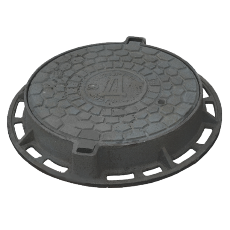 Люки колодезные Люк чугунный легкий "Д"с обечайкой